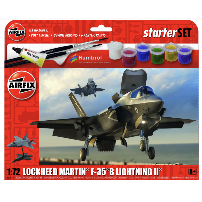 Airfix A55010 1 - 72 Lockheed Martin F-35B starter kit