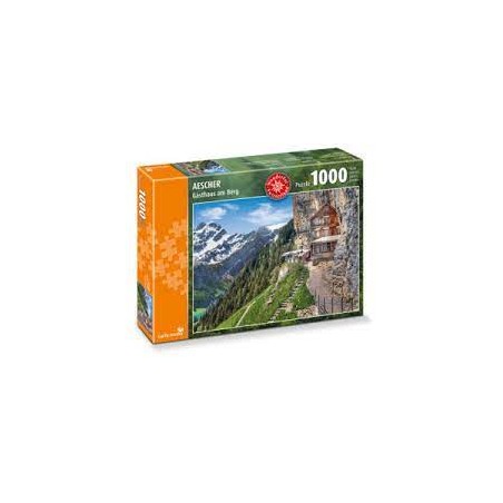 Carta média 7281 puzzle auberge de la montagne Aesche, 1000 pièces