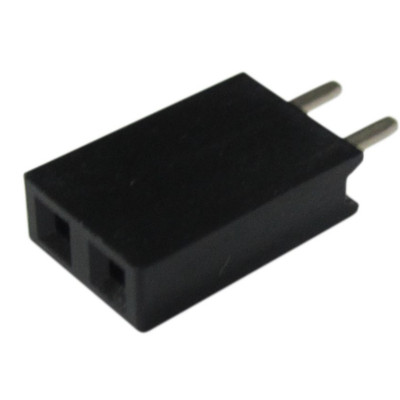 RND 205-00642 barette de mini connecteur droit 2 pôles em. à souder
