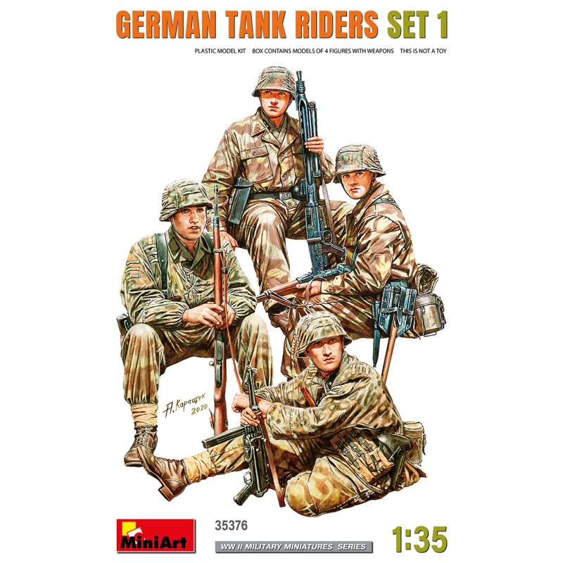 MiniArt 35376 1 - 35 German tank riders set 1