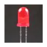LED rouge 5mm type 604-WP7113ID