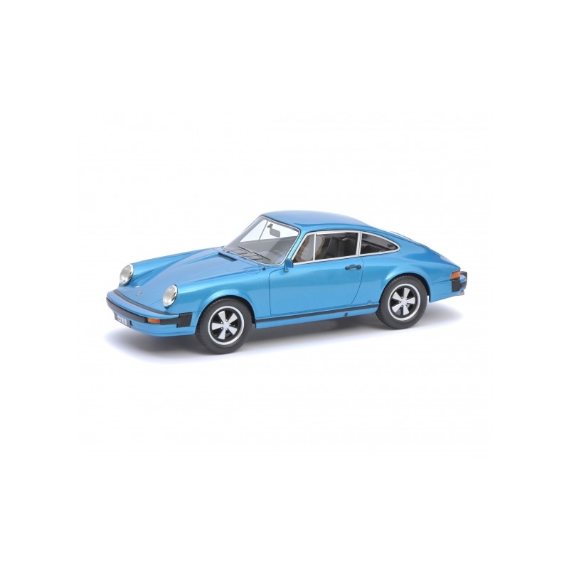 Schuco 450029700 1 - 18 Porsche 911 Coupé bleu. Constructions em résine