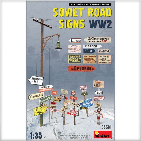 MiniArt 35601 1 - 35 signaux de route soviétiques