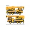Majorette 213723004 camion grue Volvo
