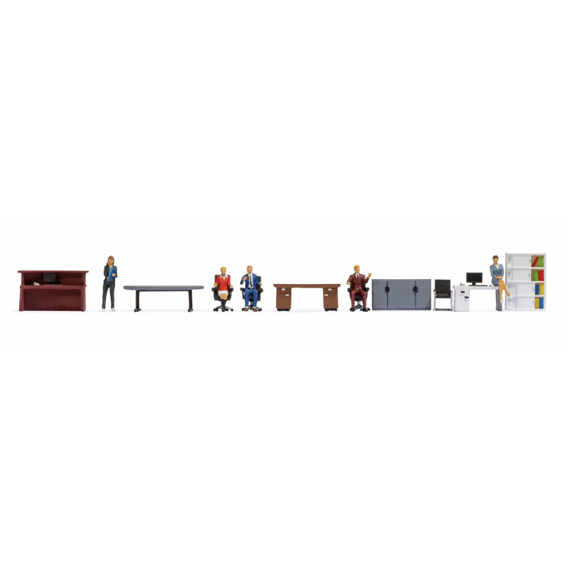 Noch 16251 HO set de figurines (6) thème bureau