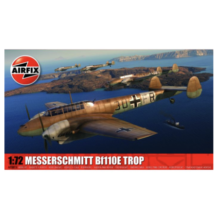 Airfix A03081A 1 - 72 Messerschmitt Bf110e TROP