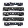 Rivaross1 4384 HO coffret de 5 wagons Orient Express, jubilé 140