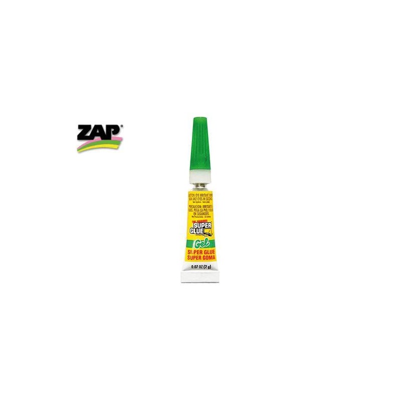 ZAP SGGM2 colle rapide (15S.) en gel,cyanoacrylate, 2 g.
