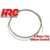 HRC31271B10 câble torsadé en acier souple gaine en silicone diam. 1,0 mm x 3 m