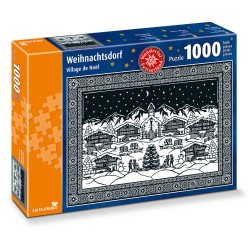 Carta média 7283 puzzle village de Nöël, 1000 pièces