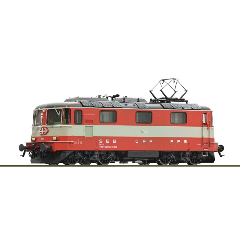 Roco 7520002 HO AC, DCC, SONS, CFF Re 4-4 II 11108 Swiss Express ép. VI