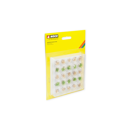 Noch 6920 touffes d herbe de rocaille, 25 pièces H 6 mm gamme profi