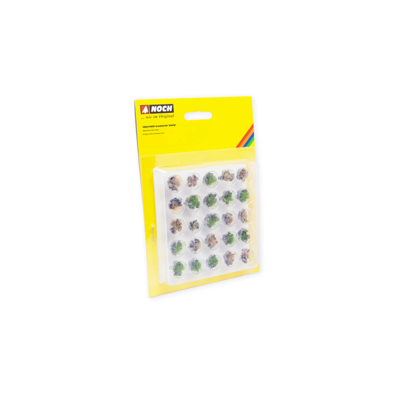 Noch 6910 touffes d herbe sèches,25 pièces H 6 mm gamme profi