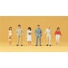 Preiser 14022 HO passants, 6 figurineses