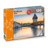 Carta media 7783 puzzle pont de la Chapelle, Lucerne, 500 pièces
