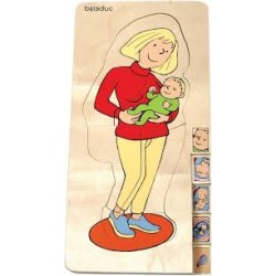 Beleduc 17024 puzzle maman