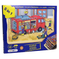Beleduc 17035 puzzle pompiers