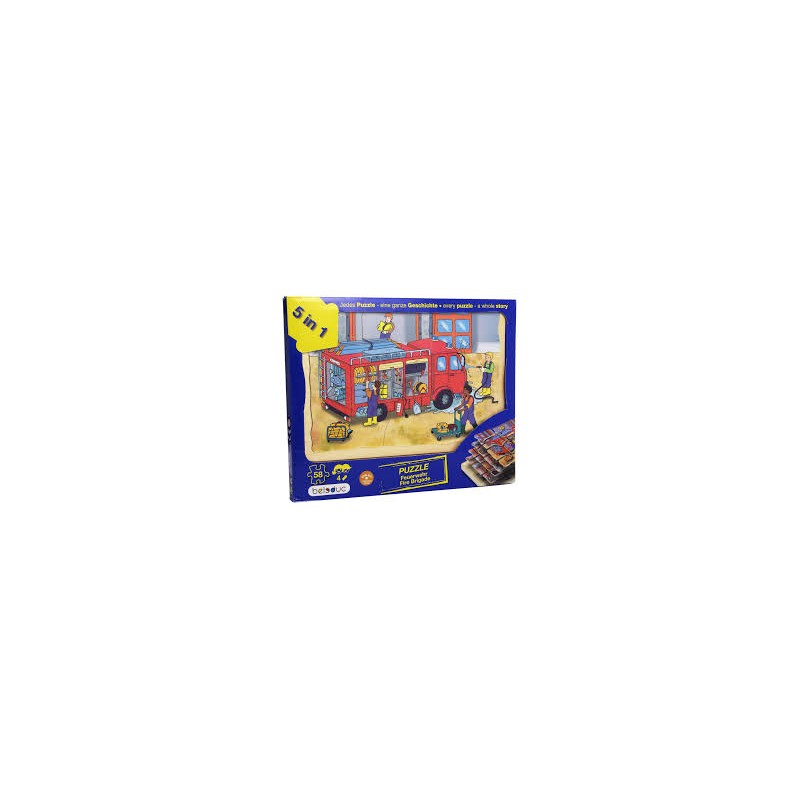 Beleduc 17035 puzzle pompiers