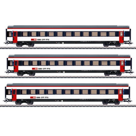 Märklin 42153 HO CFF set de 3 voitures EWIV 2 cl. ép. VI