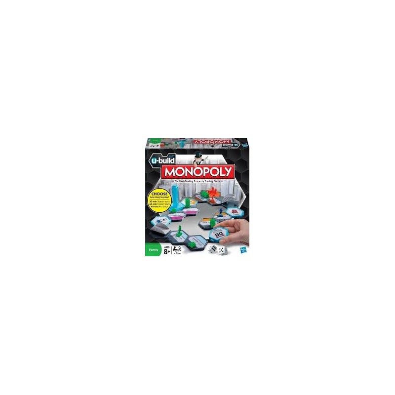 Hasbro 18361 Monopoly U-Build -  2 à6joueurs dès8 ans