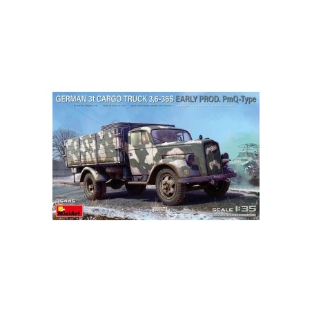 MiniArt 354445 1 - 35 Wehrmacht 3T.camion cargo 3,6-36S première production