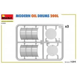 MiniArt 24008 1 - 24 Tonnaux pour carburant de 200 L -  6 pièces