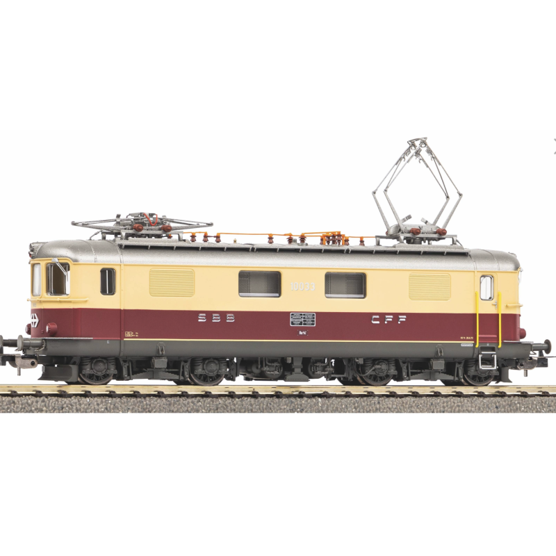 Piko 96889 HO DC, CFF Re 4-4 I 10033 TEE ép. IV. interface PluX22