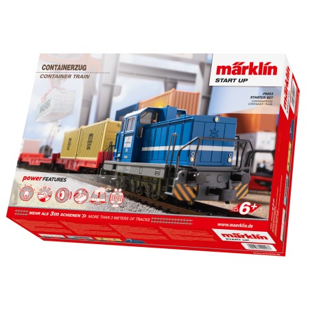 Märklin 29453 HO coffret de départ Startup, train de conteneurs