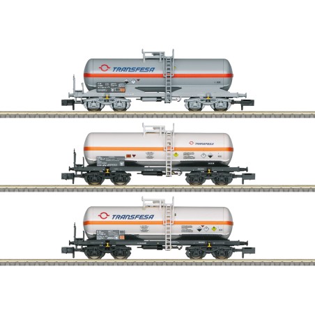 Trix 18267 N NS coffet de 3 wagons citene TRANSFESA ép. VI