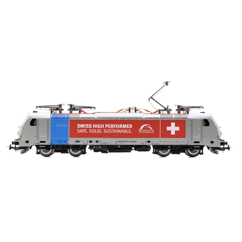 Piko 51984 HO DCC, SONS,D-Railpool-TX Logistik BR 187 002 TRAXX ép. VI