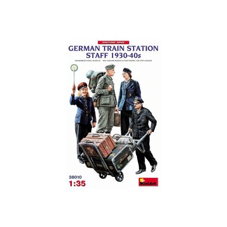 MiniArt 38010 1 - 35 German train station staff 1930-40