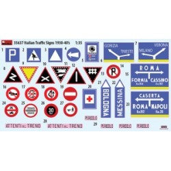 MiniArt 35637 1 - 35 signalisation routière italienne 1930-40