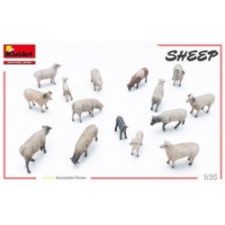 MiniArt 38042 1 - 35 moutons, 15 pièces