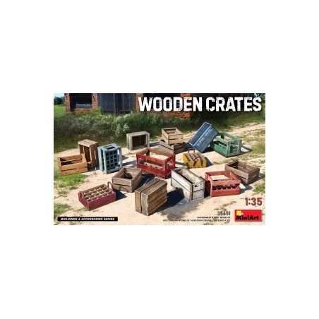 MiniArt 35651 1 - 35 caisses en bois - 9 pièces