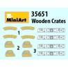 MiniArt 35651 1 - 35 caisses en bois -  9 pièces