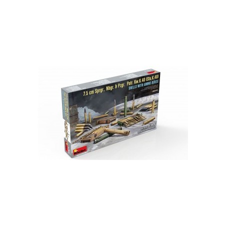 MiniArt 35375 1 - 35 munitions7,5 cm Sprgr. bgr etPzgr. Kw.K.40 (Stu.K.40)
