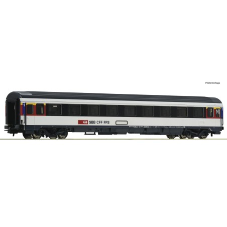 Roco 54166.B HO longueur 1 - 100 CFF voiture Eurocity 1 cl.. idéale pour petit rayon
