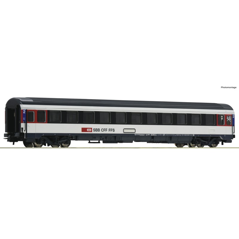 Roco 54167.C HO  longueur 1 - 100 CFF voiture Eurocity 12ecl. idéale pour petit rayon