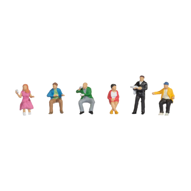 Noch 36239 N au wagon restaurant.6 figurines