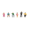 Noch 36239 N au wagon restaurant.6 figurines