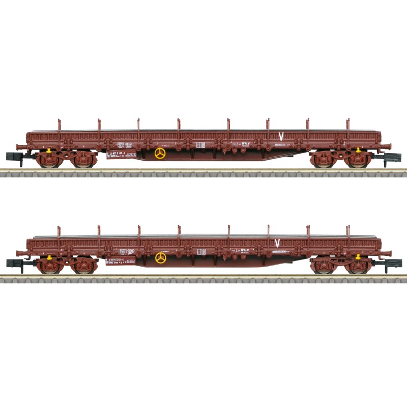 Trix 18290 N SNCF Uas set de 2 wagons avec chargement ép.VI
