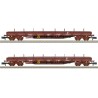 Trix 18290 N SNCF Uas set de 2 wagons avec chargement ép.VI