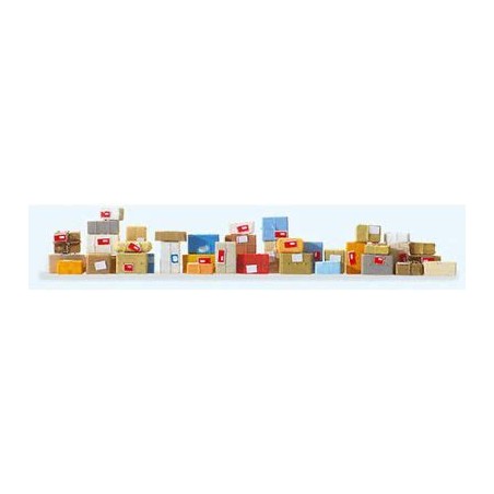 Preiser 17703 HO colis,40 pièces