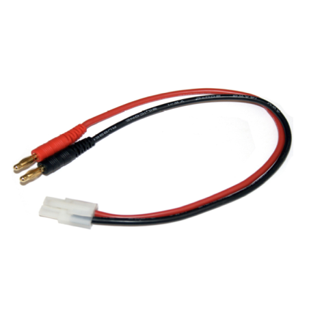 HRC9111 Câble de charge, prise banane à Tamiyalongueur 30 cm