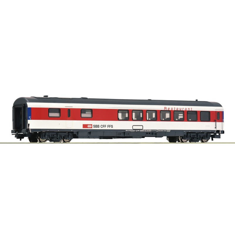 Roco 54168.B HO au 1 - 100  CFF wagon restaurant Euroity. L 264 mm