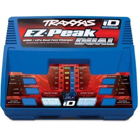 Traxxas 2972 Chargeur EZ-Peak Dual 8A 100W