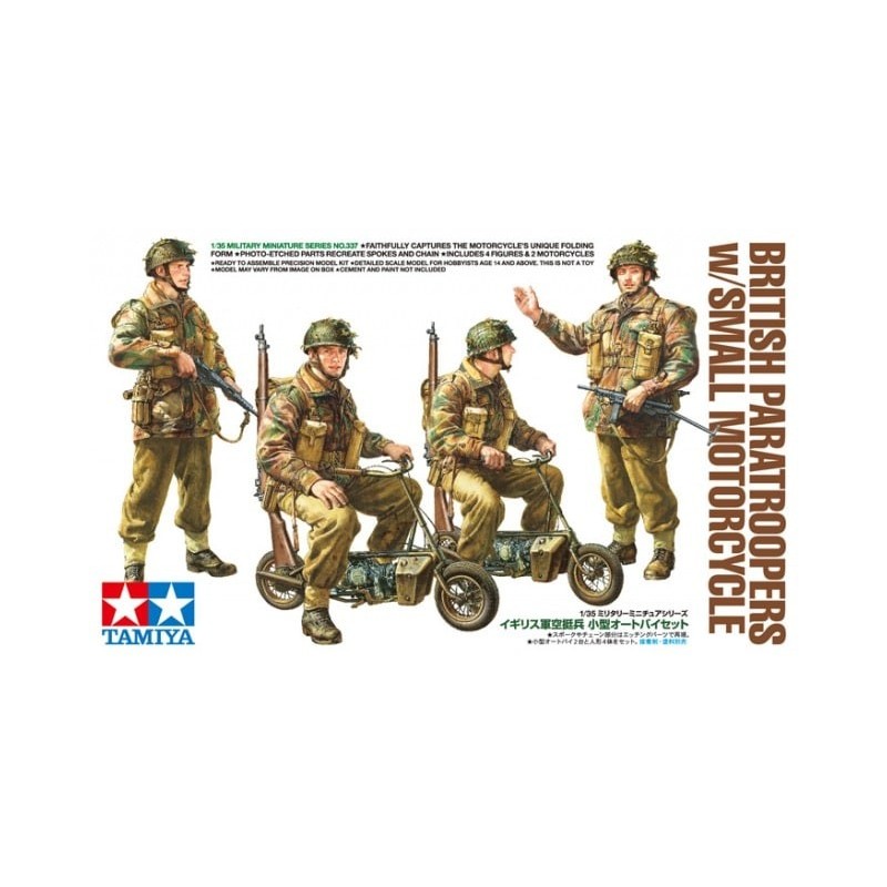 Tamiya 35337 1 - 35 Paratroop mini motos