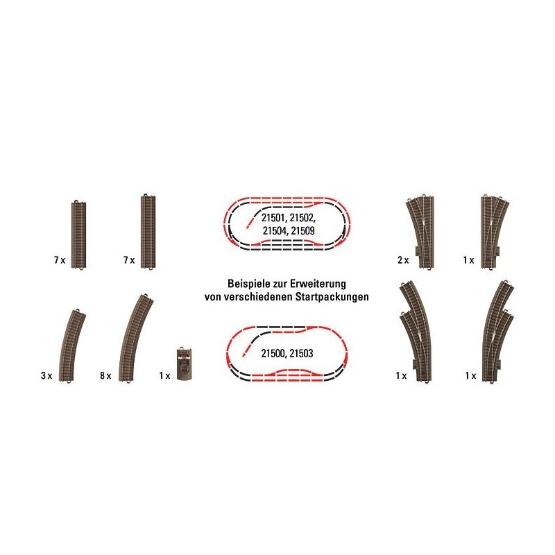 Trix 62900 HO coffret d'extension