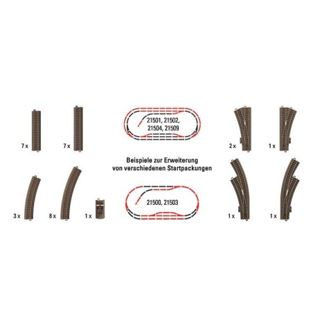 Trix 62900 HO coffret d'extension Trix 62900 HO coffret d'extension