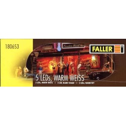 Faller 180653 5 led blanches